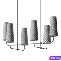 Allied Maker Bola 6 Chandelier 3D Model Vray, Corona