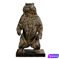 Sculpture "Bear" 3D Model Corona