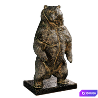 Sculpture "Bear" 3D Model Corona