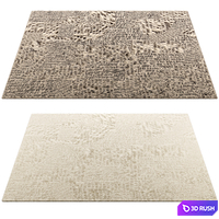 Poliform Trace Rectangular Rug (2 colors) 3D Model Corona