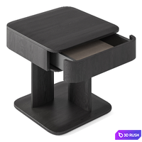 Poliform Brera Bedside Tables 3D Model Vray, Corona