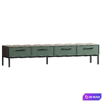 Chest of drawers,Bedside table,TV Nicole 3D Model Corona