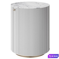 Bedside table Difda, Hi!Moon, diameter 500mm (6 colors) 3D Model Vray, Corona