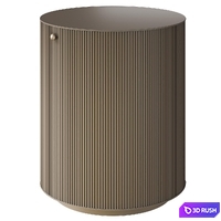Bedside table Difda, Hi!Moon, diameter 500mm (6 colors) 3D Model Vray, Corona