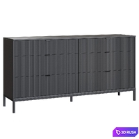 Set set of TV Stand, Bedside Table, Travis-1 Stand and Travis-2 Chest of Drawers 3D Model Corona