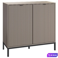 Set set of TV Stand, Bedside Table, Travis-1 Stand and Travis-2 Chest of Drawers 3D Model Corona