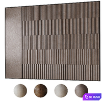 Decorative 3D panel 012 3D Model Corona