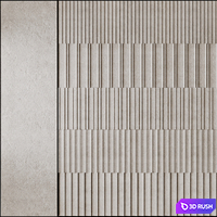 Decorative 3D panel 012 3D Model Corona