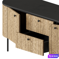Randy cabinet 3D Model Vray, Corona