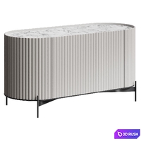 Chest of drawers Sheratan 120x50cm, Hi!Moon 3D Model Vray, Corona