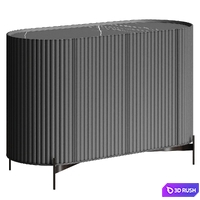 Chest of drawers Sheratan 120x50cm, Hi!Moon 3D Model Vray, Corona