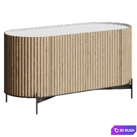 Chest of drawers Sheratan 120x50cm, Hi!Moon 3D Model Vray, Corona