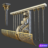 Fencing 3D Model Vray