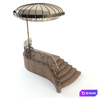 Entrance 3D Model Vray