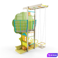 SPORTKOMPLEKS "TREE" 3D Model Vray