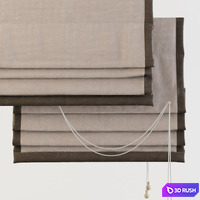 Roman blinds 3D Model Vray