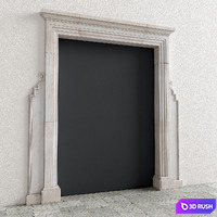 Door Portal 3D Model Vray