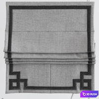 Roman blinds 3D Model Vray