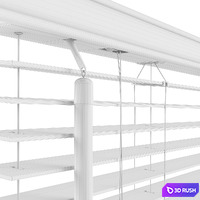 Wooden Blinds 3D Model Vray