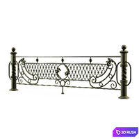 Fencing 3D Model Vray