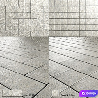 FLOOR TILES 1 &amp; 2 3D Model Vray