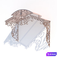 Forged visor 3D Model Corona