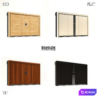 Garage doors Silvelox 2 3D Model Vray