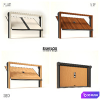 Garage doors Silvelox 2 3D Model Vray