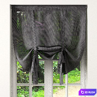 Roman Blinds 5 3D Model Vray