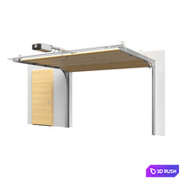 Hormann Sectional doors open / closed 3D Model Vray