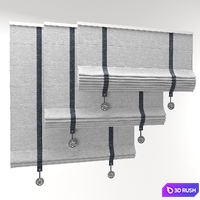 Roman Shade 29 3D Model Vray
