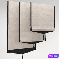Roman Shade 30 3D Model Vray