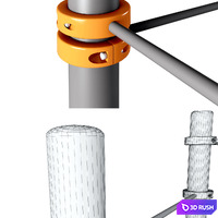 GYM workout set-1 3D Model Vray