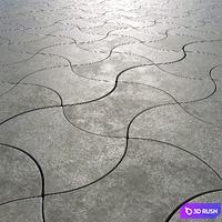 Paving stone 3D Model Vray