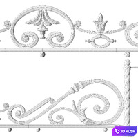 Fencing 3D Model Vray