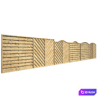 Wooden fence