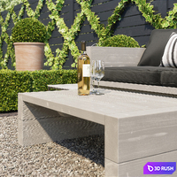 Garden seating area 3D Model Vray