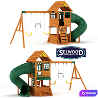 Children's playground epic_climbing 3D Model Vray