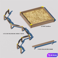 Equipment for children's playground Lappset 3D Model Corona