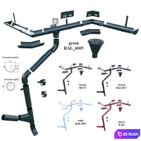 Rainwater system Prestige MP 3D Model Corona