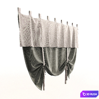 Curtain 22 3D Model Vray