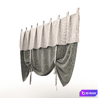Curtain 22 3D Model Vray