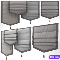 Roman blind 3 3D Model Vray