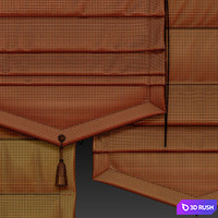 Roman blind 3 3D Model Vray