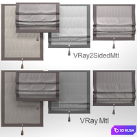 Roman blind 4 3D Model Vray
