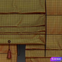 Roman blind 4 3D Model Vray