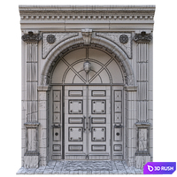 Door_08 3D Model Vray