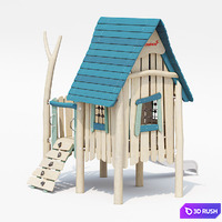 Kompan Robinaia NRO406 THE WIZARDS HIDEAWAY 3D Model Corona