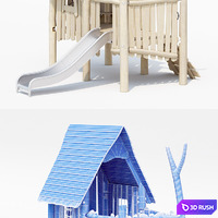 Kompan Robinaia NRO406 THE WIZARDS HIDEAWAY 3D Model Corona