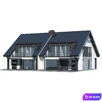 ABS House V270 3D Model Vray